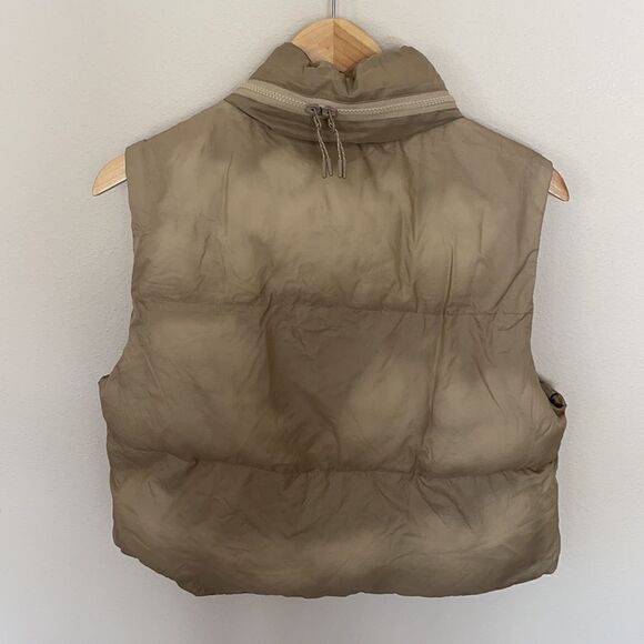Vintage cropped puffer vest Women's Lightweight Vest size XS - Picture 4 of 4